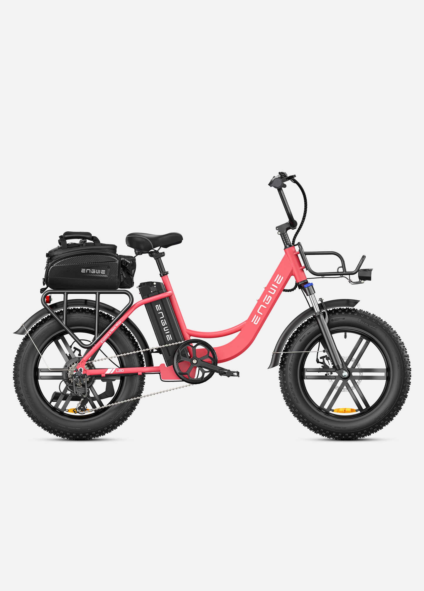 Engwe L20 - 250W 140km Max Speed 25 km/h Front Suspension Step-Thru E-bike