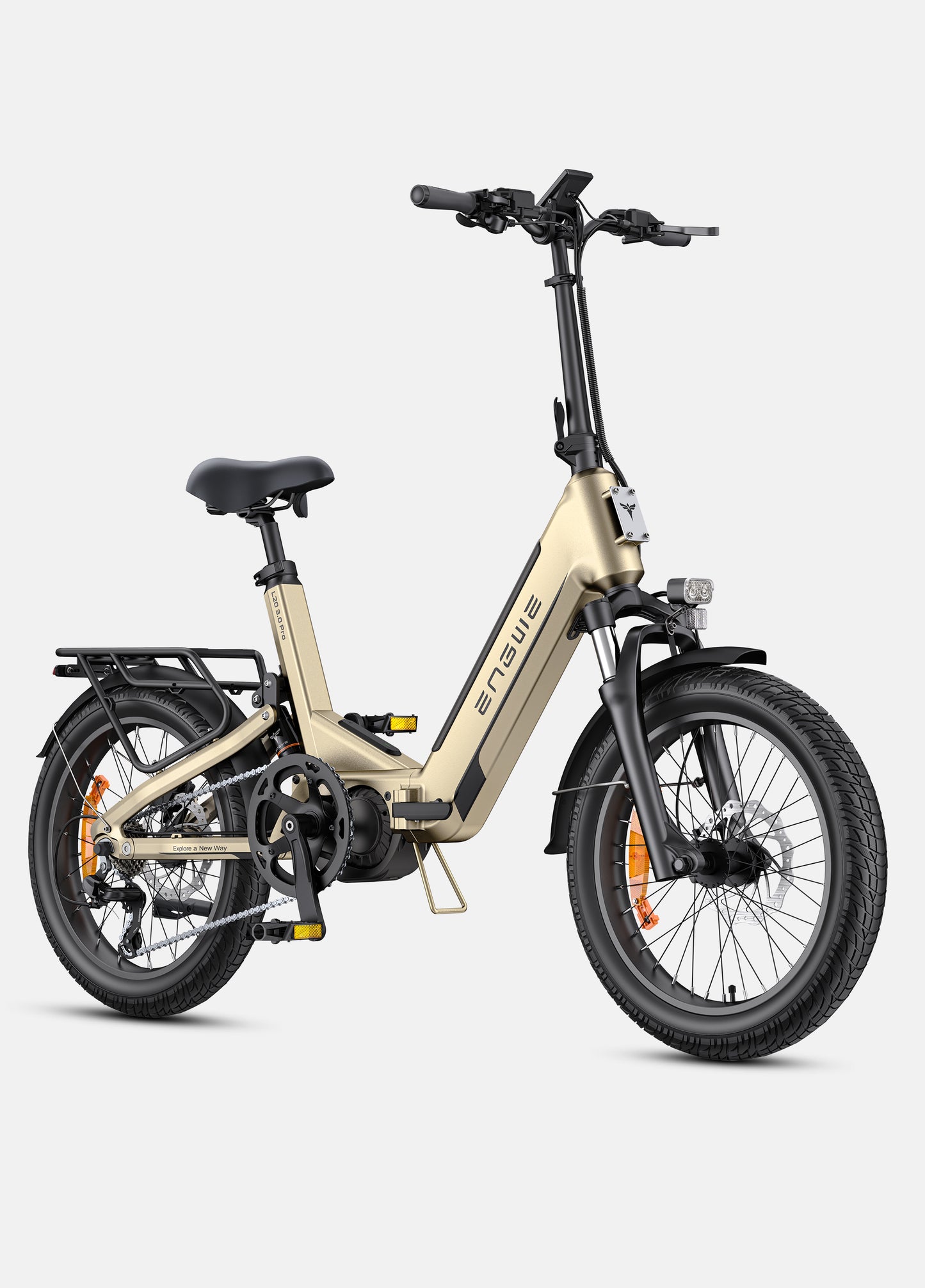 L20 3.0 Pro- 250W 100Nm Mid-drive Motor Full Suspension Compact E-bike