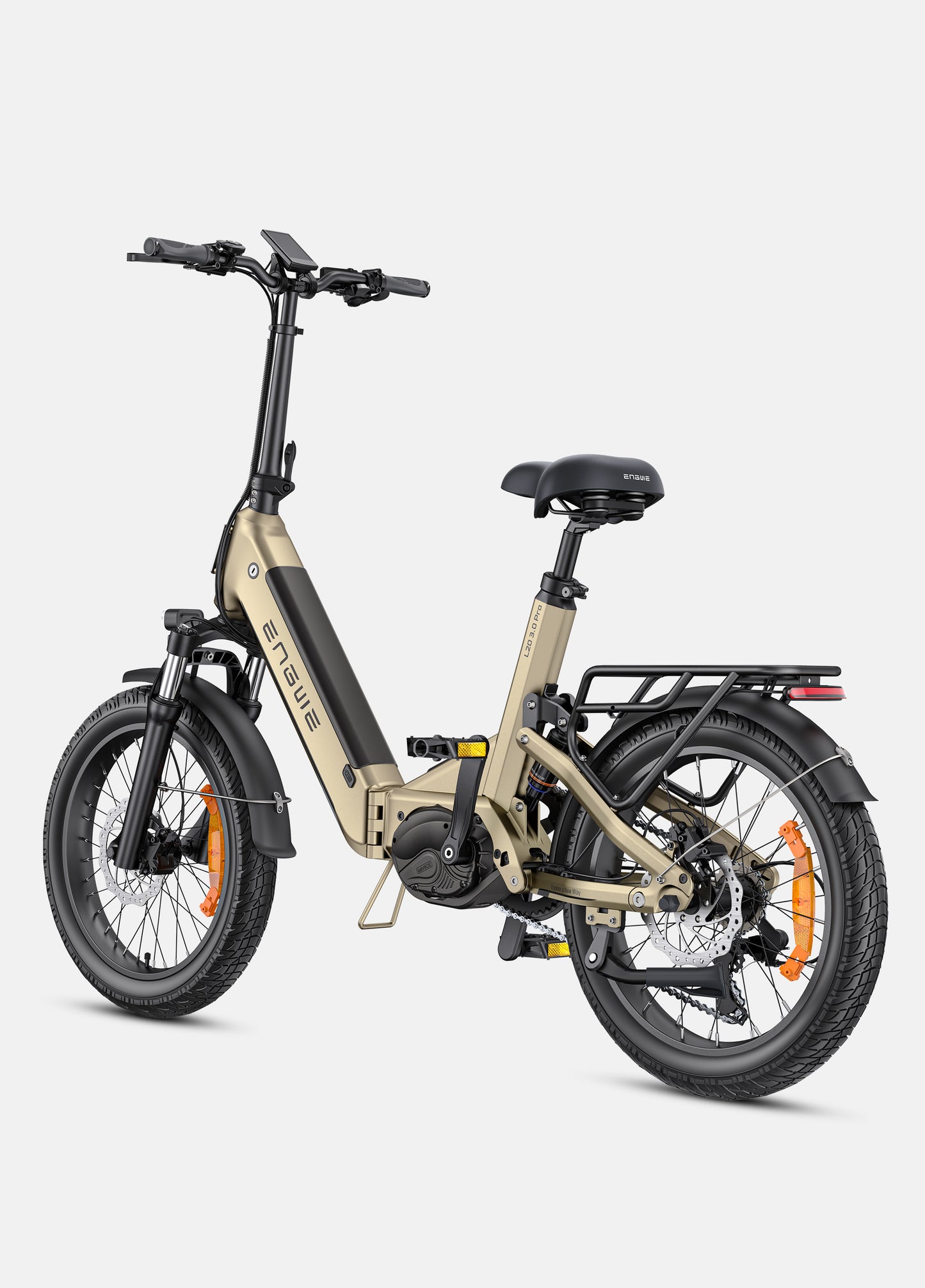 L20 3.0 Pro- 250W 100Nm Mid-drive Motor Full Suspension Compact E-bike