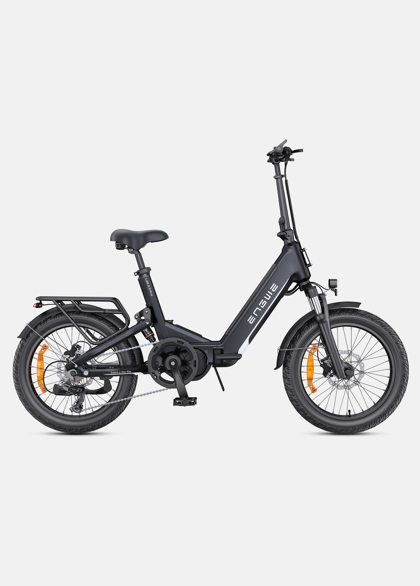 L20 3.0 Pro- 250W 100Nm Mid-drive Motor Full Suspension Compact E-bike