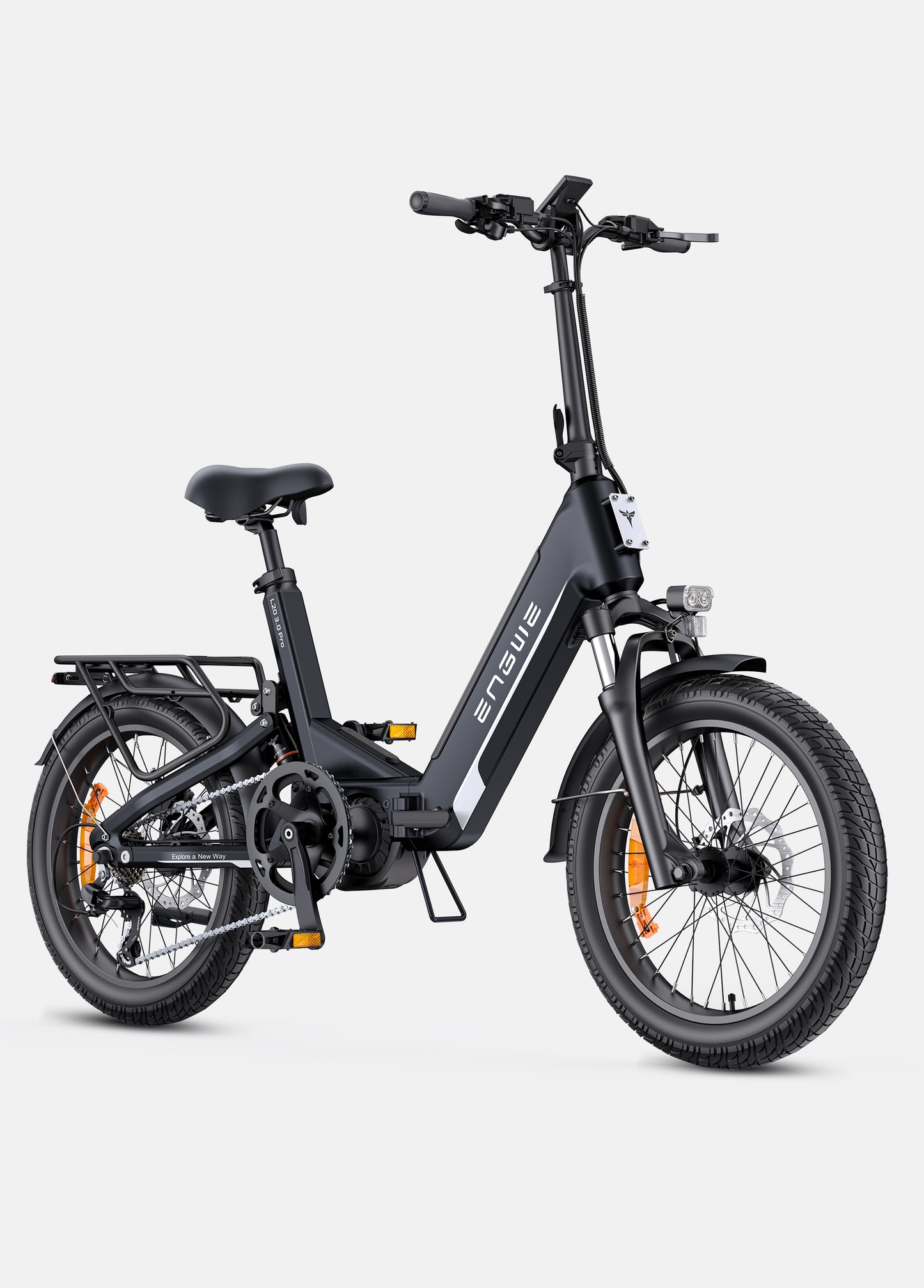 L20 3.0 Pro- 250W 100Nm Mid-drive Motor Full Suspension Compact E-bike
