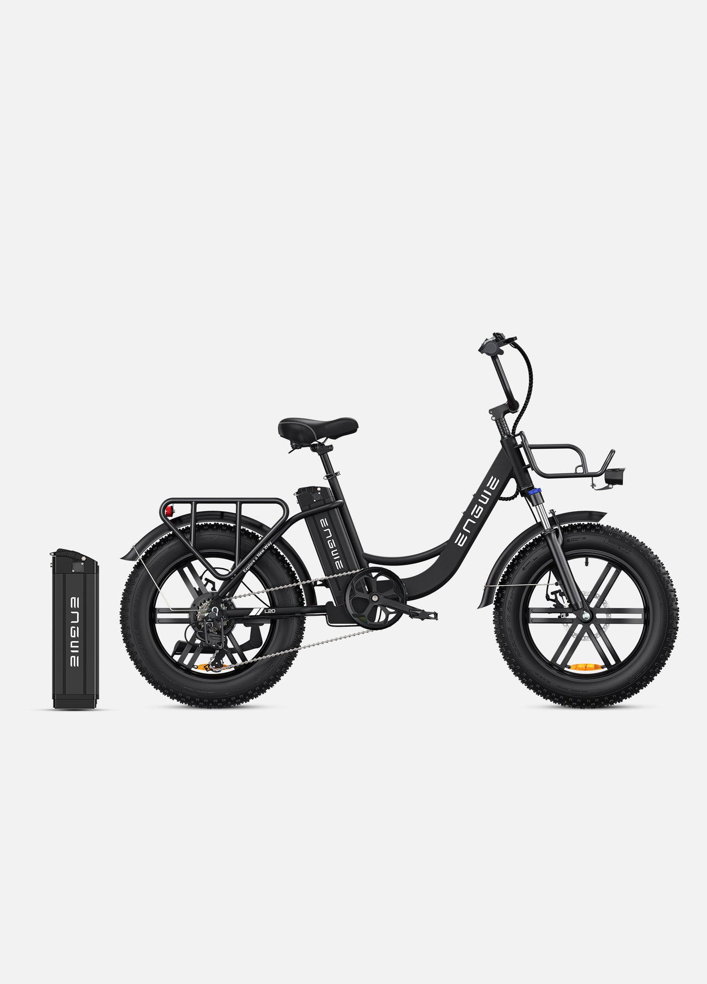 Engwe L20 - 250W 140km Max Speed 25 km/h Front Suspension Step-Thru E-bike