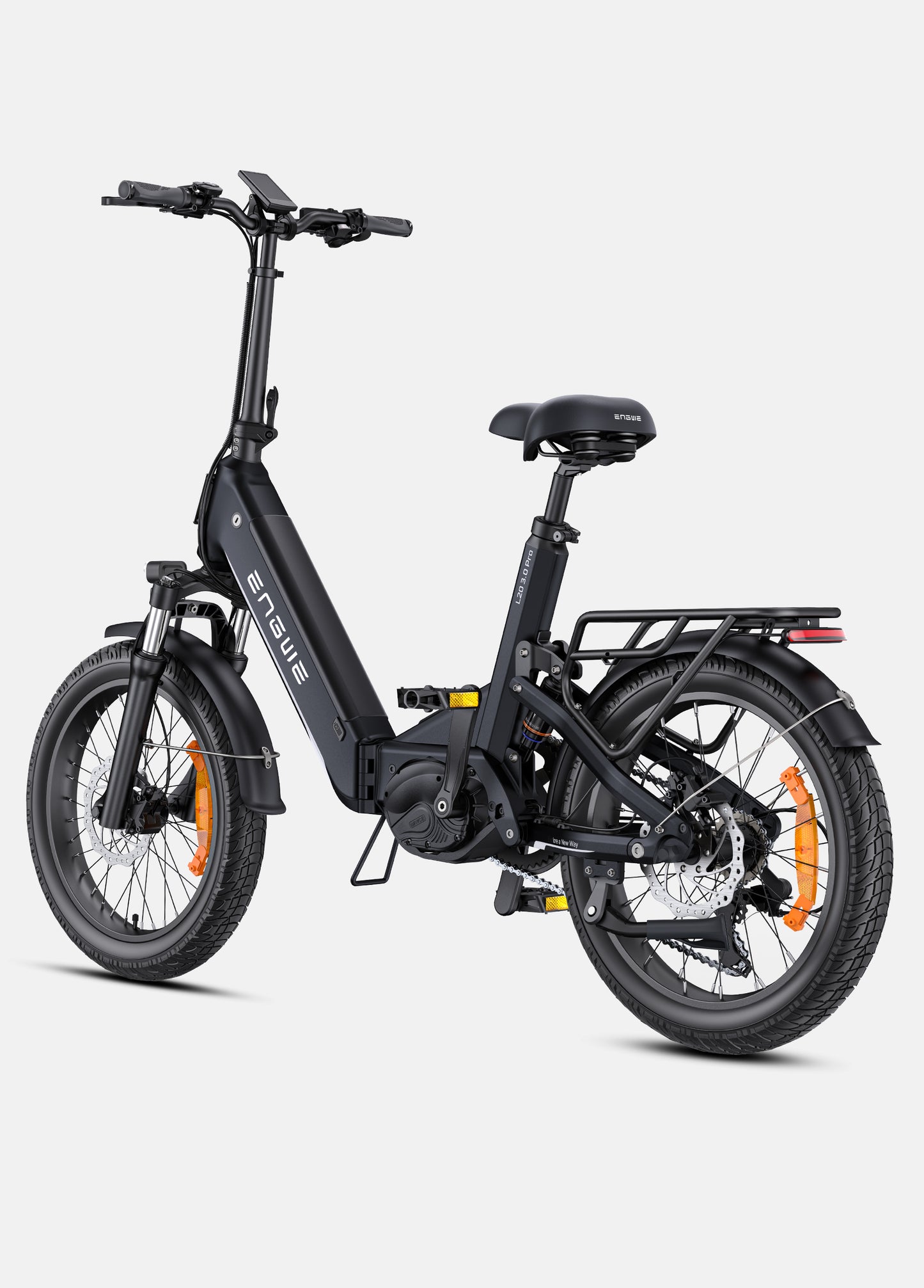 L20 3.0 Pro- 250W 100Nm Mid-drive Motor Full Suspension Compact E-bike