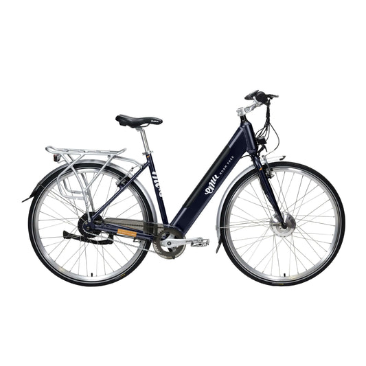 Emu Classic Step Through Electric Bike - 10.4Ah / 374Wh, 14.5 Ah / 522 Wh, Emu Navy Blue