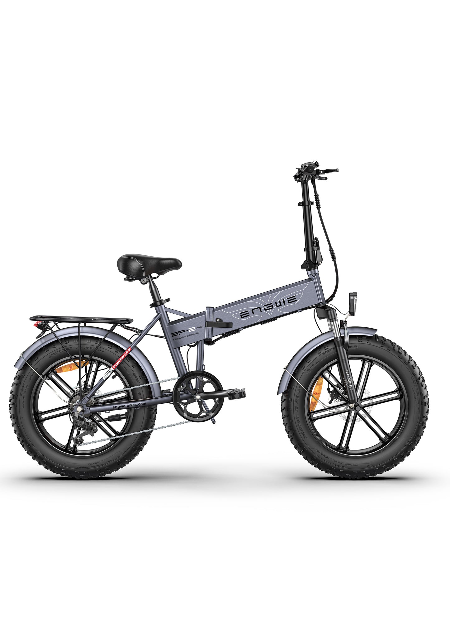 Engwe - EP-2 Pro - 120 km Range Max Speed 25 km/h Front Suspension Foldable E-bike
