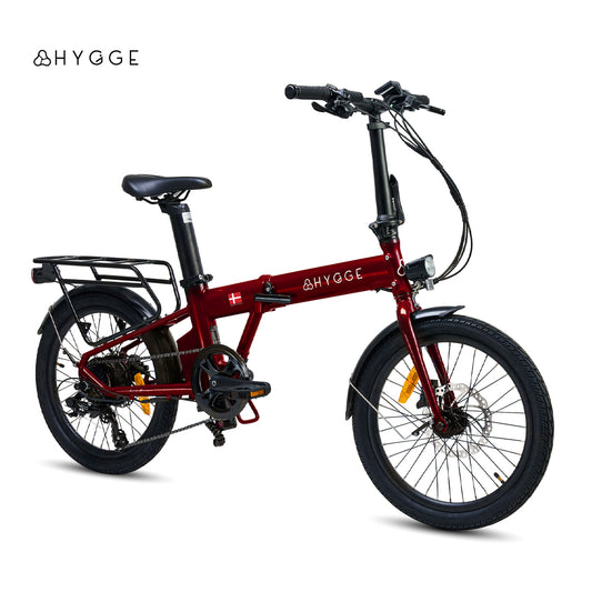 Virium Lightweight Folding Electric Bike red(2025)