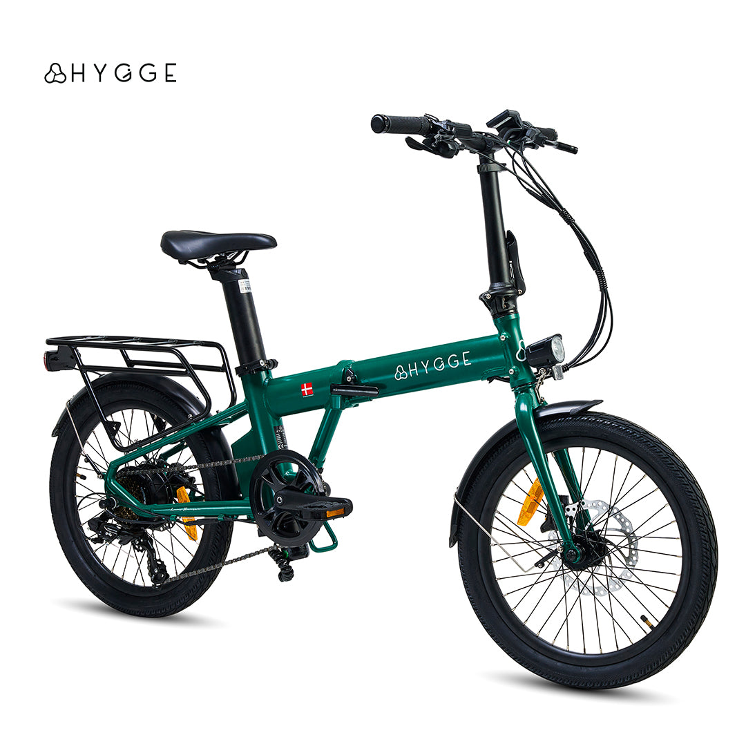 Virium Lightweight Folding Electric Bike green(2025)