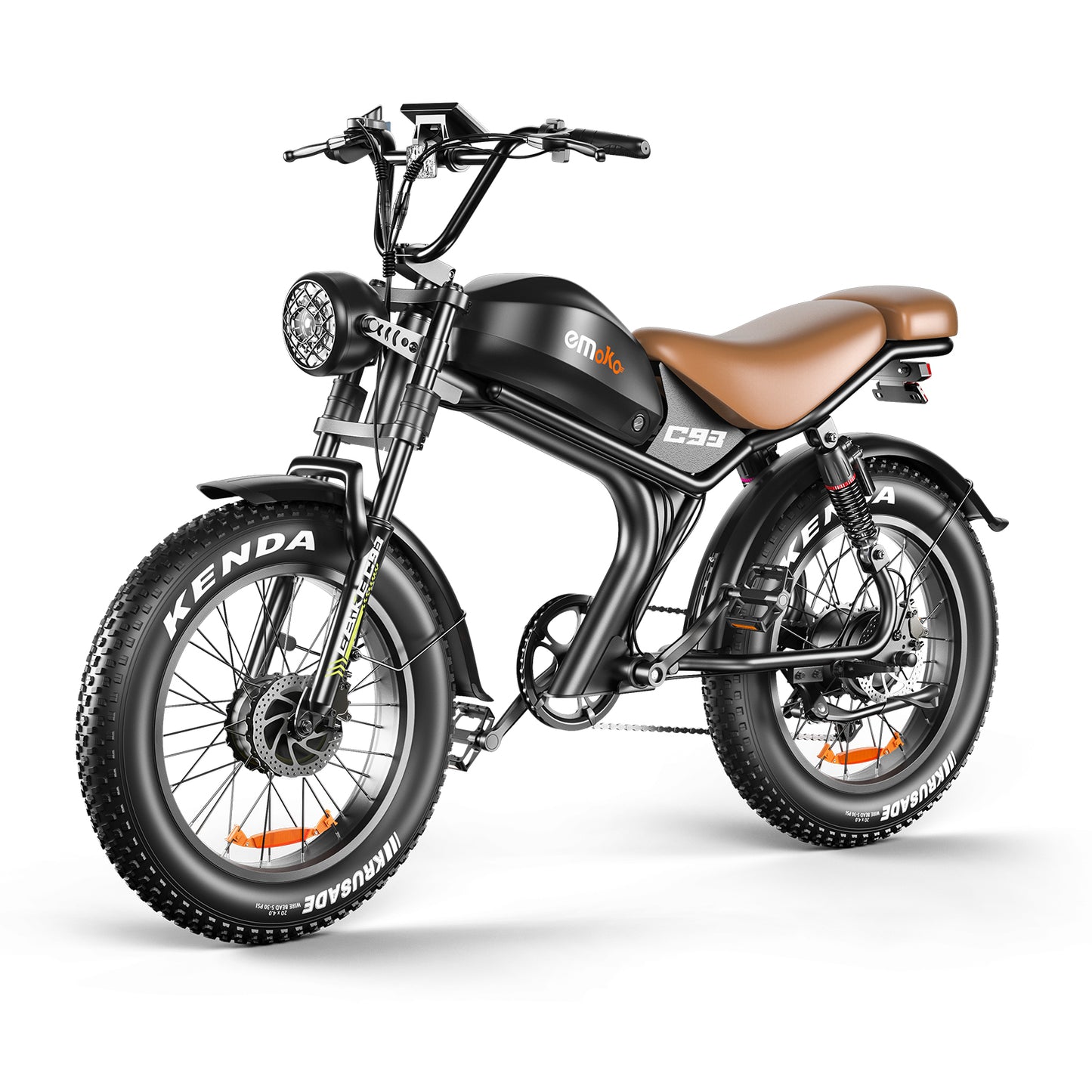 EMOKO C93 Dual Motor Ebike| 2*75N.M 48V Moped-Style Off-Road Bike