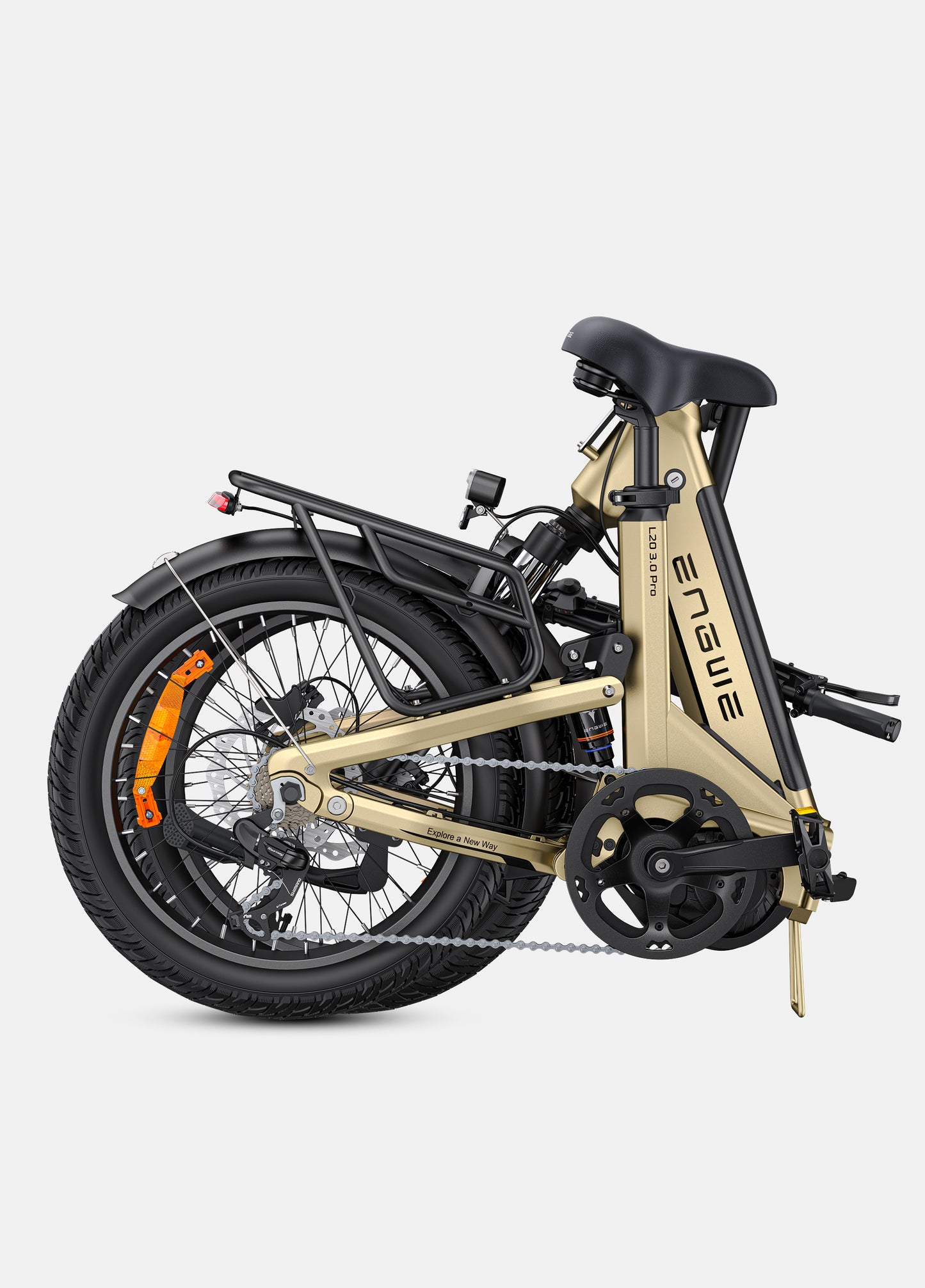 L20 3.0 Pro- 250W 100Nm Mid-drive Motor Full Suspension Compact E-bike