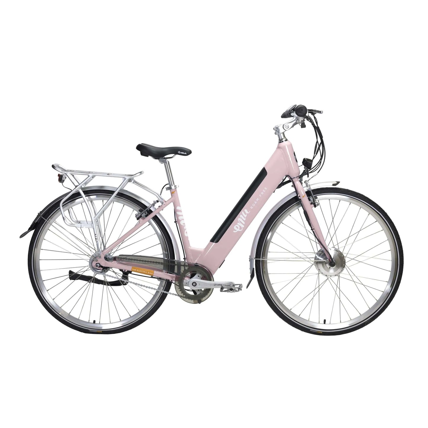 Emu Classic Step Through Electric Bike - 10.4Ah / 374Wh, 14.5 Ah / 522 Wh, Emu Fuchsia