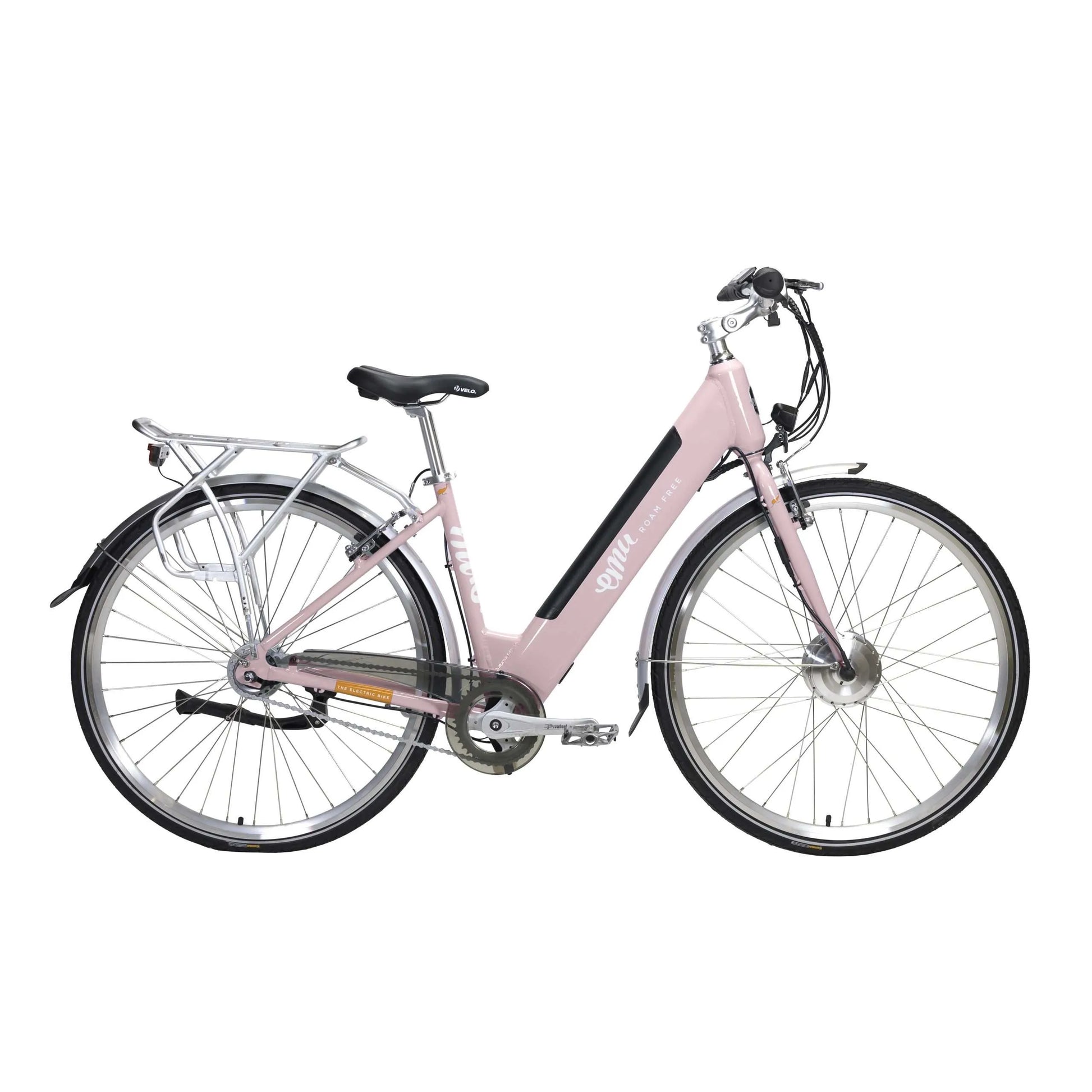 Emu Classic Step Through Electric Bike - 10.4Ah / 374Wh, 14.5 Ah / 522 Wh, Emu Fuchsia