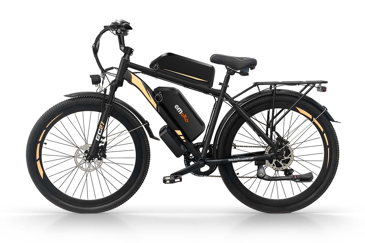 EMOKO EC27 Delivery E-Bike| Dual Battery 48V 20AH + 25AH Long Range Cargo Bike