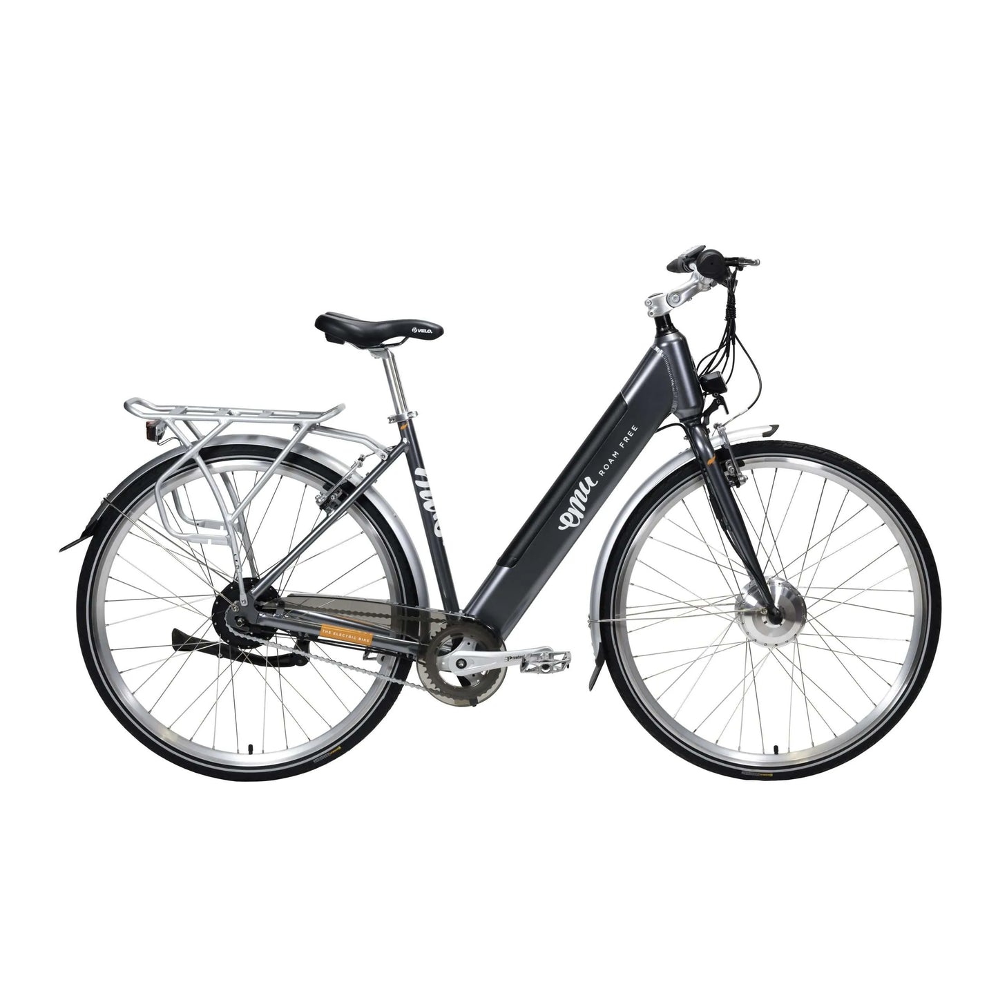 Emu Classic Step Through Electric Bike - 10.4Ah / 374Wh, 14.5 Ah / 522 Wh, Emu grey