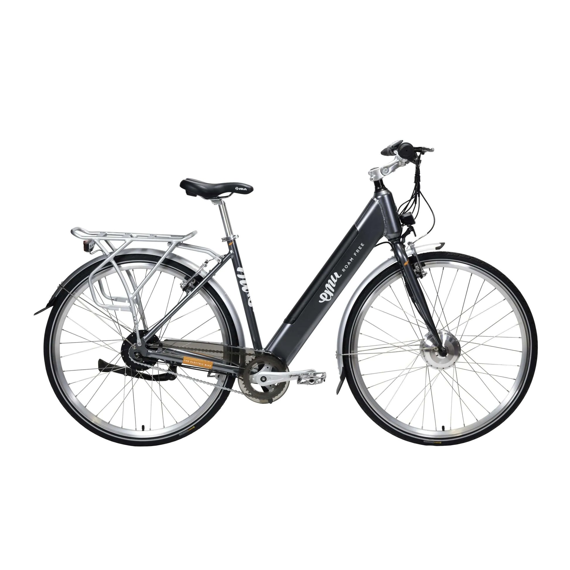 Emu Classic Step Through Electric Bike - 10.4Ah / 374Wh, 14.5 Ah / 522 Wh, Emu grey
