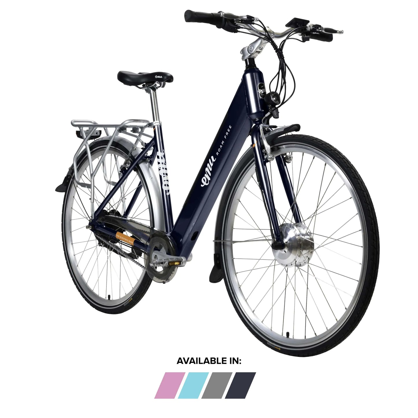 Emu Classic Step Through Electric Bike - 10.4Ah / 374Wh, 14.5 Ah / 522 Wh, Emu Grey