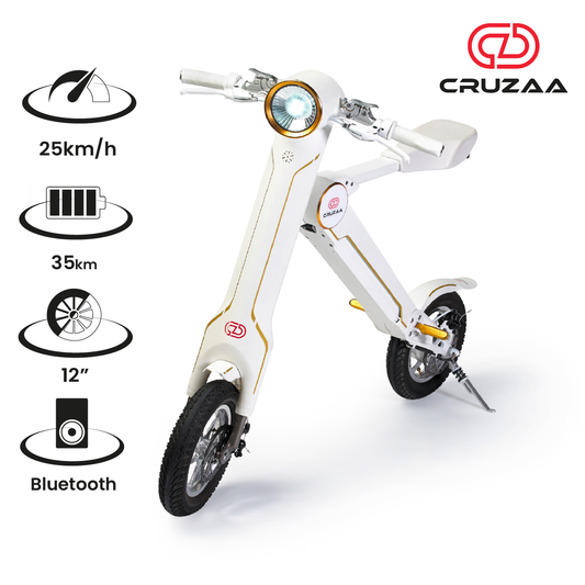 Cruzaa E scooter sit down white